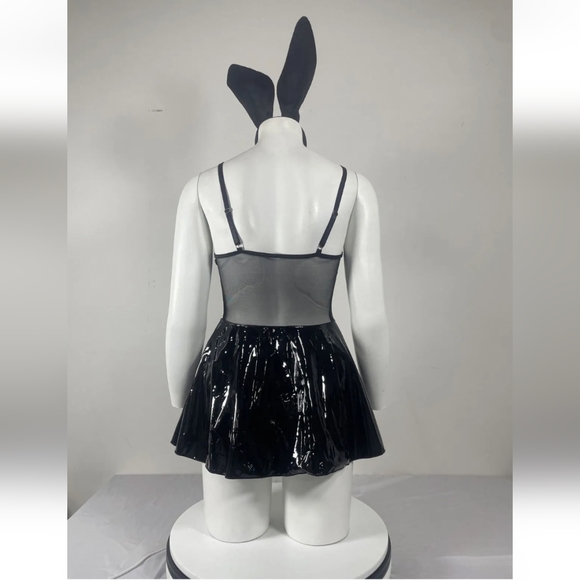 Exyfunshop Tops Sexy Women Lingerie Bunny Bodysuit Playboy Halloween Cosplay Costume Club